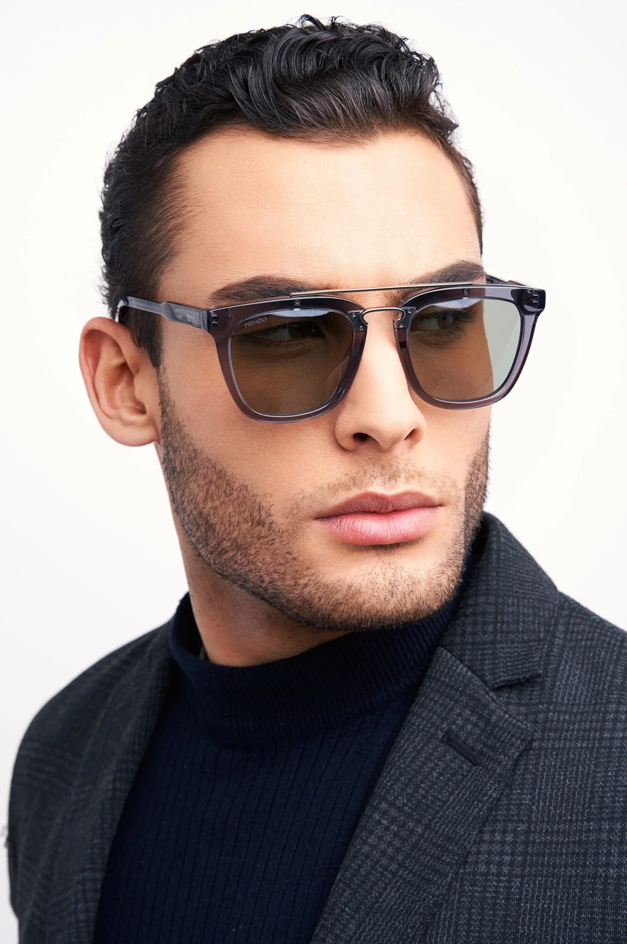 Grey Sunglasses | Prescription-Ready Privado Frames 