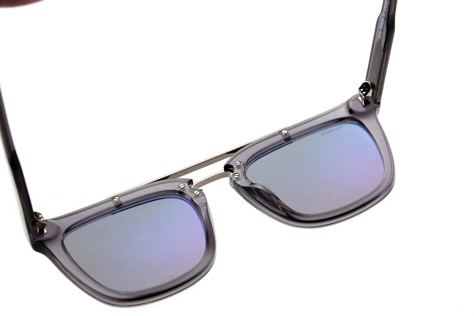 Privado Classic Sunglasses | Virtual Try-On | Privado Eyewear Black / Acetate - Handcrafted Luxury Sunglass - UV400 Protection & Polarized, Scratch